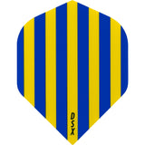 *Dart Flights - Designa DSX Football - No2 - Std Blue Yellow