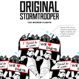 Original StormTrooper Dart Flights - Official Licensed - No2 - Std - Storm Trooper - We Love Darts