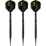Harrows NX90 Black Darts - Soft Tip - Ringed - 18g
