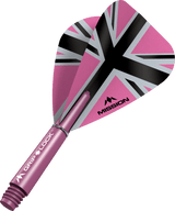 Mission Alliance X Black Kite Dart Flights Combo With Griplock Shafts Pink / Short