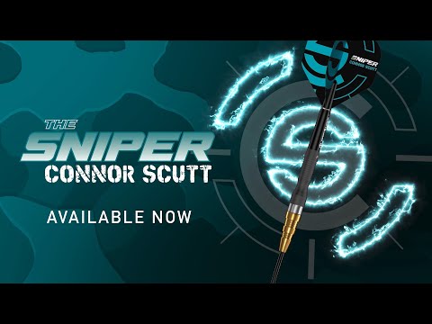 Mission Connor Scutt Darts - Steel Tip - Sniper - Black & Gold