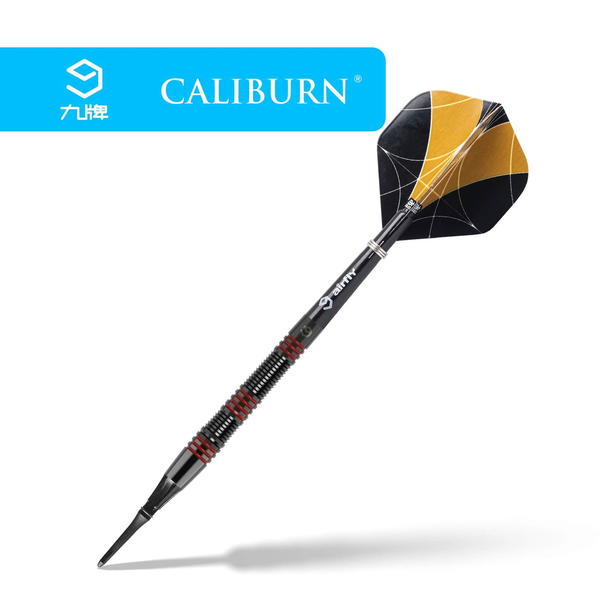 Caliburn The Rock Darts - Soft Tip - 90% - Black & Red