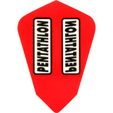*Dart Flights - Pentathlon Colours - Extra Strong - Fantail Red