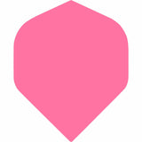 Dart Flights - Poly Plain Fluoresent - Std - Fluro Fluro Pink