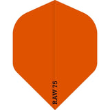 *Dart Flights - Raw 75 - 75 Micron - Std - Plain - Neon Neon Orange
