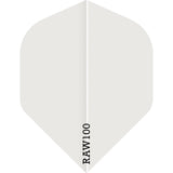 *Dart Flights - Raw 100 - 100 Micron - Std - Plain White