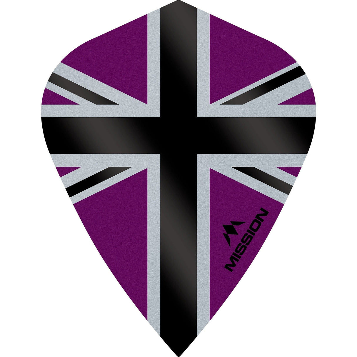 *Mission Alliance-X Union Jack Dart Flights - Kite Purple Black