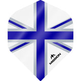 Mission Alliance Union Jack Dart Flights - No2 - Std - White White Blue