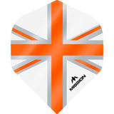 Mission Alliance Union Jack Dart Flights - No2 - Std - White White Orange