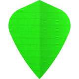 *Designa Dart Flights - Fabric Rip Stop Nylon - Longlife - Kite Fluro Green