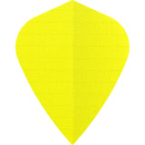 *Designa Dart Flights - Fabric Rip Stop Nylon - Longlife - Kite Fluro Yellow
