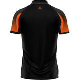 Arraz Flare Dart Shirt - with Pocket - Black & Orange