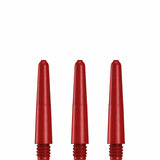 Designa Nylon Shafts - Durable Dart Stems - Red Extra Short