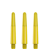 Designa Nylon Shafts - Durable Dart Stems - Yellow Short