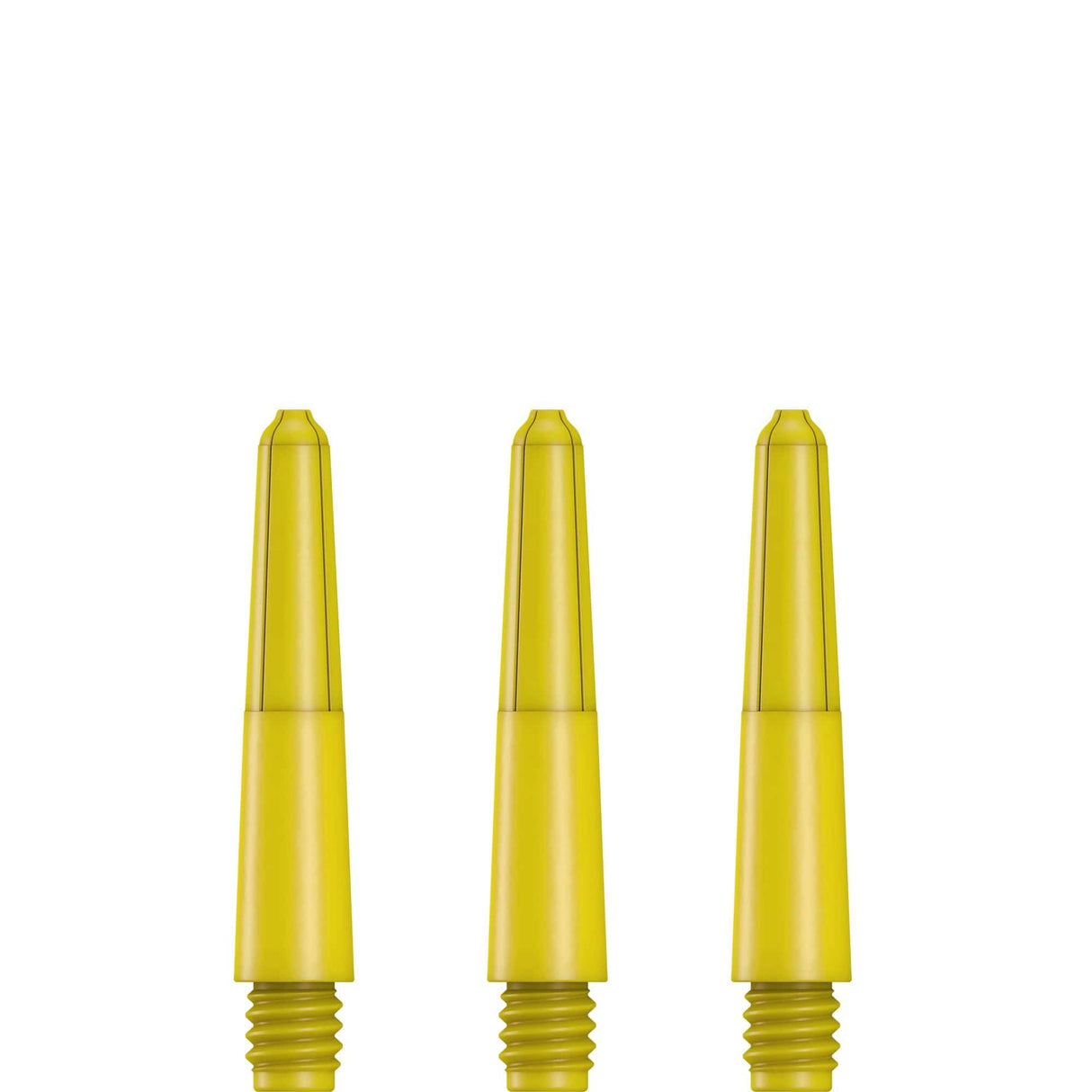 Designa Nylon Shafts - Durable Dart Stems - Yellow Extra Short
