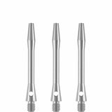 Designa Aluminium Shafts - Metal Dart Stems - Silver Tweenie