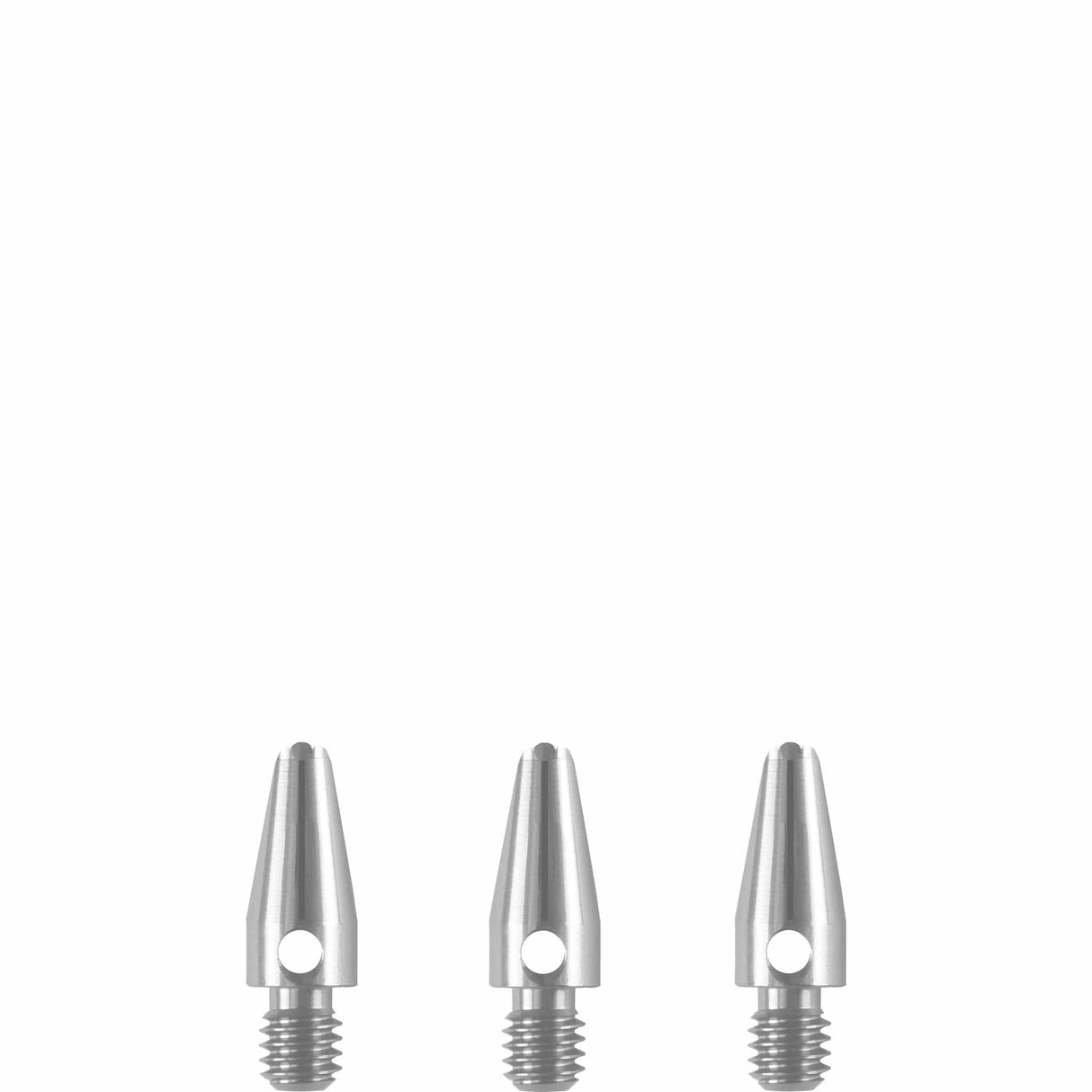 Designa Aluminium Shafts - Metal Dart Stems - Silver Micro