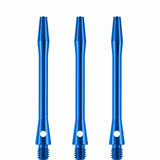 Designa Aluminium Shafts - Metal Dart Stems - Blue Medium