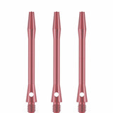 Designa Aluminium Shafts - Metal Dart Stems - Pink Medium