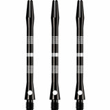 Designa Multiline Aluminium Shafts - Regrooved - Black Long
