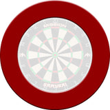 Mission Dartboard Surround - Pro - Heavy Duty - Plain Red