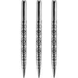 One80 Aztec Dart Points - Style A - Silver - Diamond 34mm