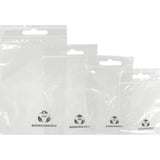 Biodegradable Clear Grip Seal Bags with Euroslot (100) - B100 - 14cm X 10cm