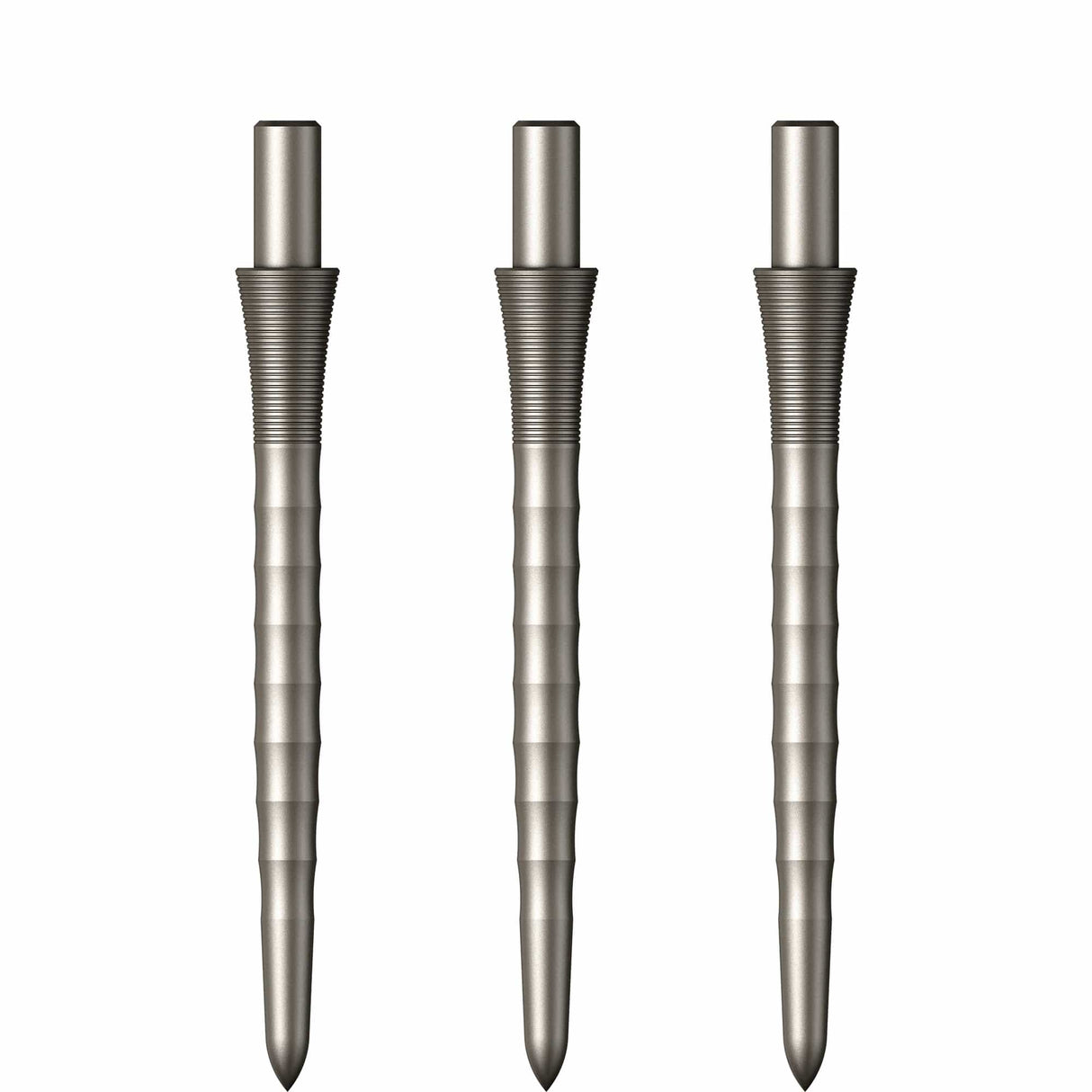 Mission Sniper Points - Steel Tip - Precision Spare Points - Ripple - Silver 28mm