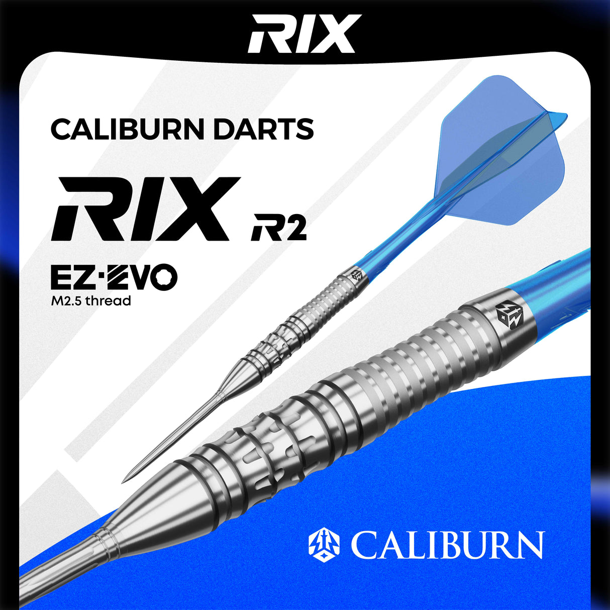 Caliburn Rix Darts - Stahlspitze - 90% Tungsten - R2