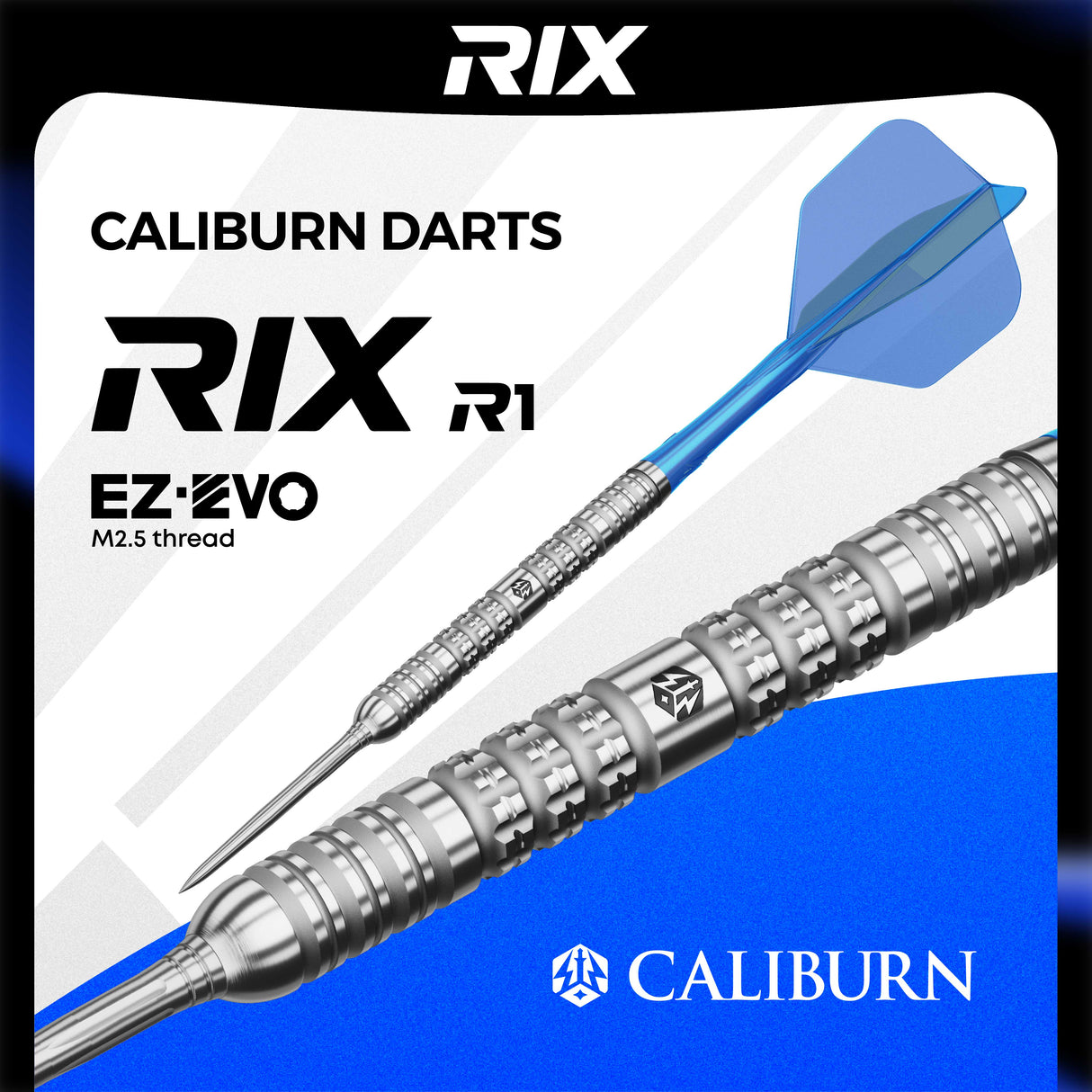 Caliburn Rix Darts - Stahlspitze - 90% Tungsten - R1