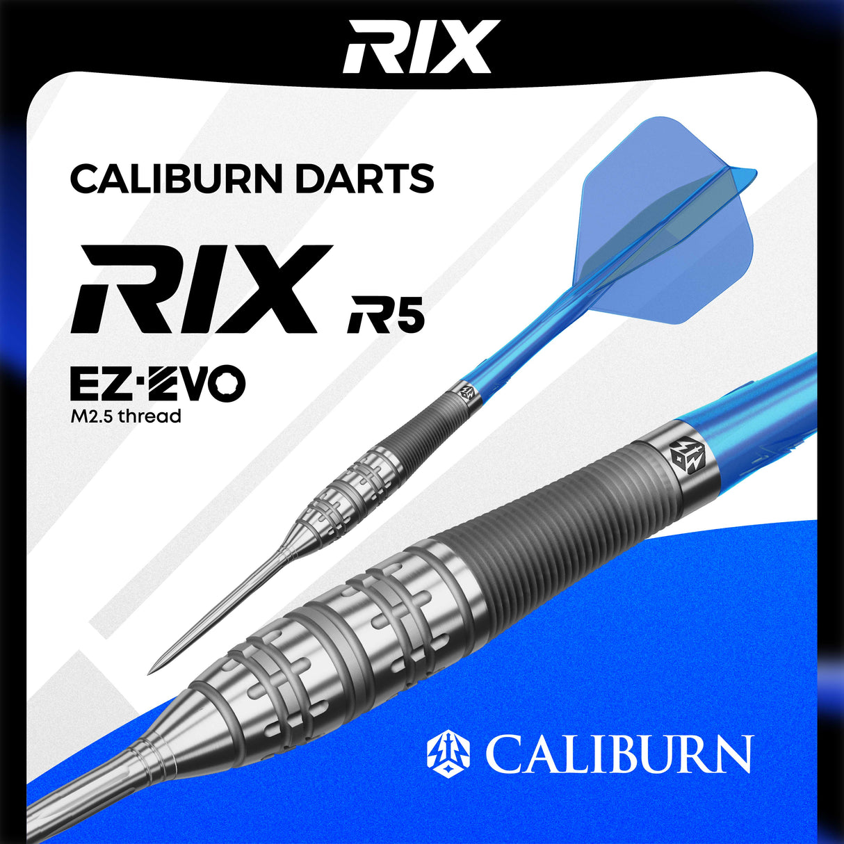 Caliburn Rix Darts - Stahlspitze - 90% Tungsten - R5