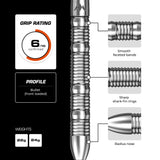 Mission BLUPRNT R2.5 Darts - Stahlspitze - 90% Tungsten - SHAPD