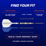 Mission BLUPRNT R2.5 Darts - Stahlspitze - 90% Tungsten - SHAPD