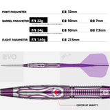 Caliburn Awakening Darts - Stahlspitze - 90% Tungsten - Nicomuse