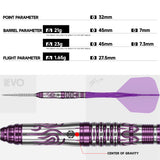 Caliburn Awakening Darts - Stahlspitze - 90% Tungsten - Rainie