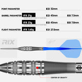 Caliburn Rix Darts - Stahlspitze - 90% Tungsten - R5