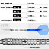 Caliburn Rix Darts - Stahlspitze - 90% Tungsten - R4