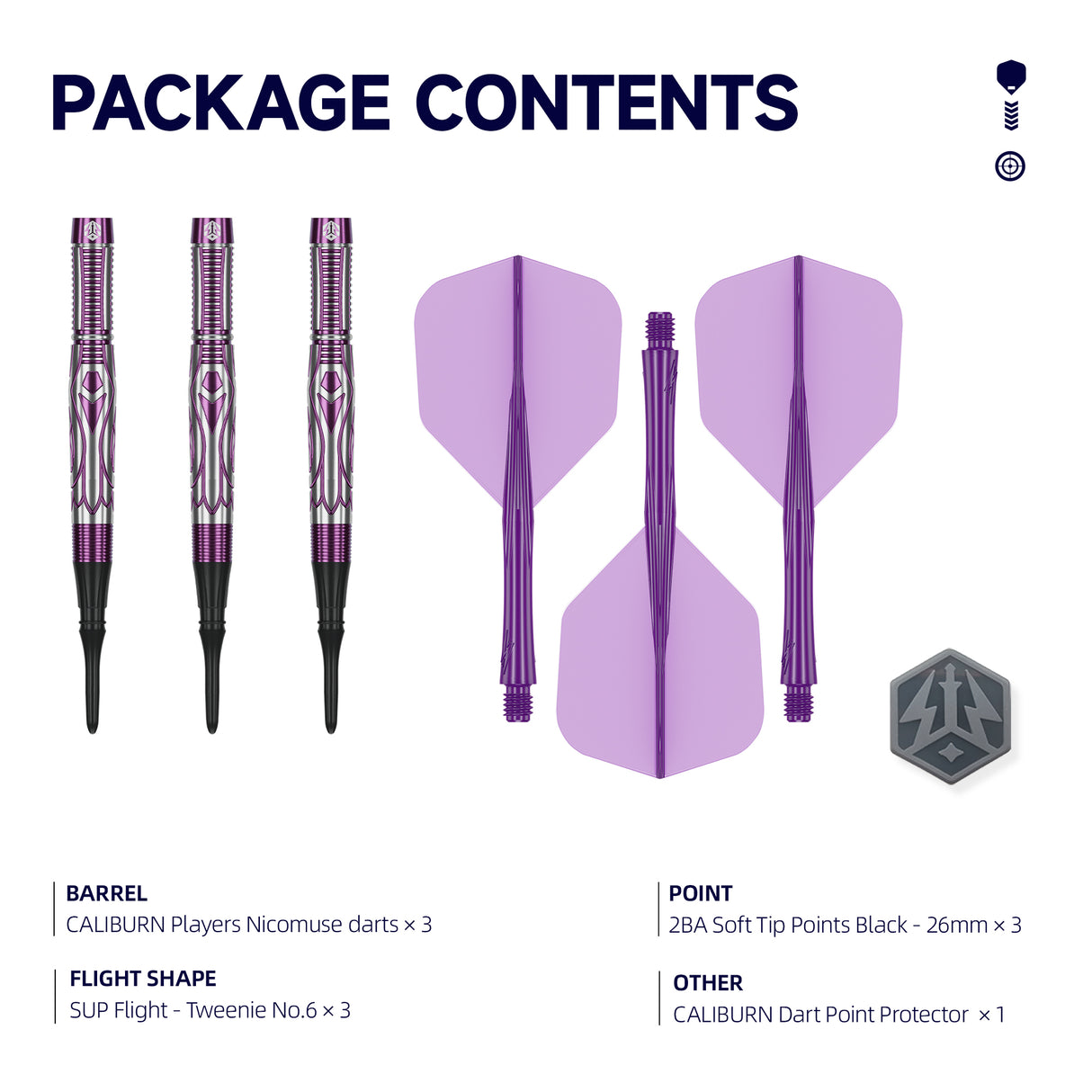 Caliburn Awakening Darts - Welche Spitze - 90% Tungsten - Nicomuse