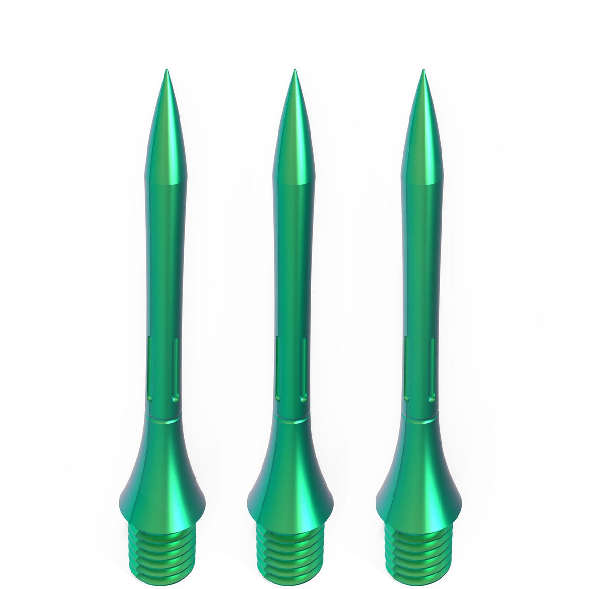 Caliburn Bamboo Smooth Conversion Points - Screw In - Soft Tip to Steel Tip - Dark Green