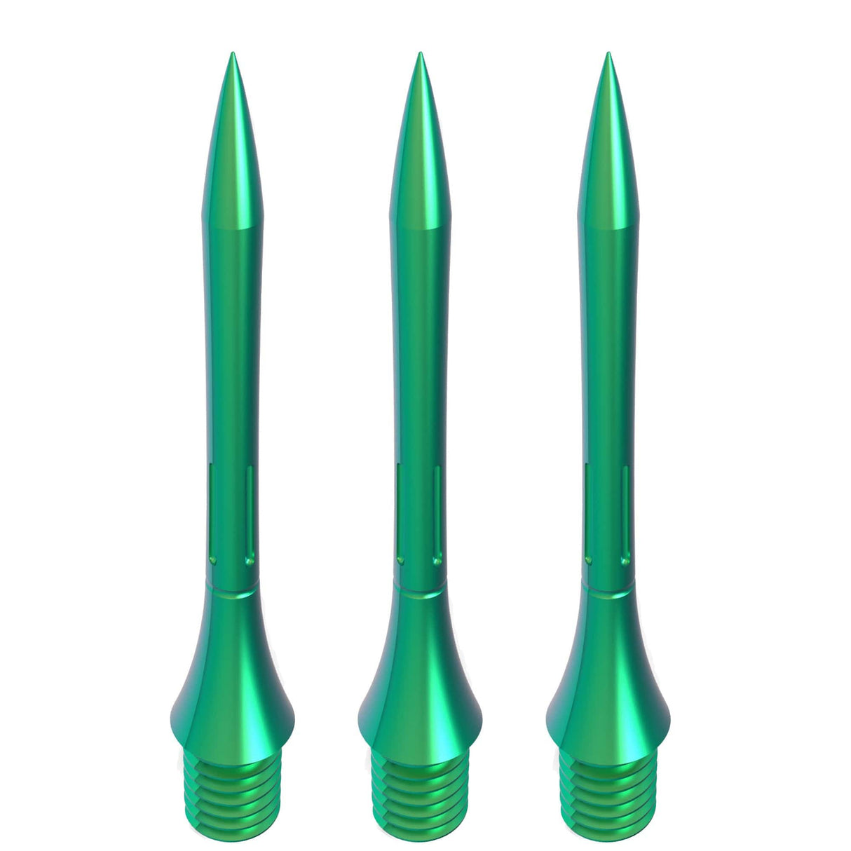 Caliburn Bamboo Smooth Conversion Points - Screw In - Soft Tip to Steel Tip - Dark Green
