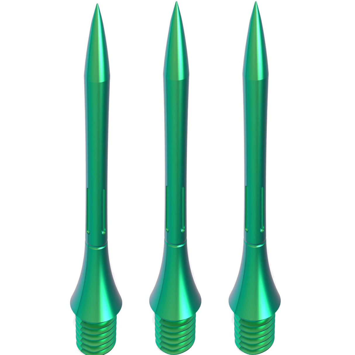 Caliburn Bamboo Smooth Conversion Points - Screw In - Soft Tip to Steel Tip - Dark Green