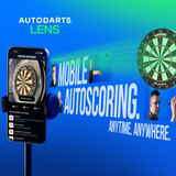 Winmau Autodarts Stativ Bundle - Reise Ständer & 12 Monate Lens Abonnement