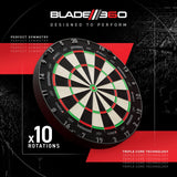 Winmau 360 Dartboard – Blade-Drahtsystem – Afrikanisches Sisal – Profi-Qualität