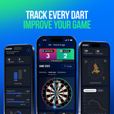 Winmau Autodarts Stativ Bundle - Reise Ständer & 12 Monate Lens Abonnement
