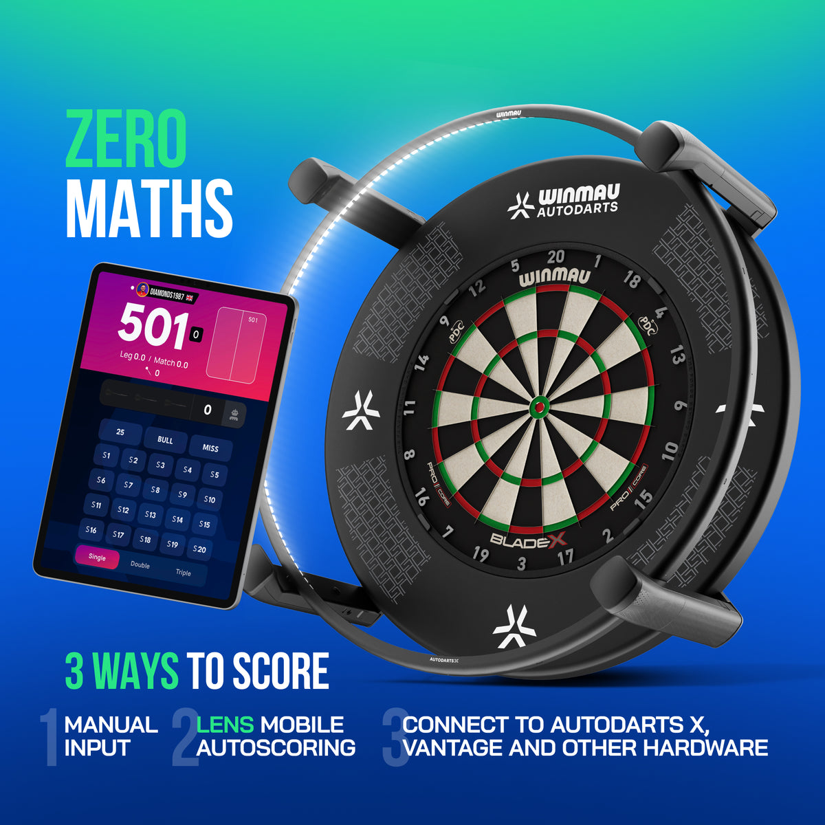 Winmau Autodarts Lens - 12 Monate Abonnement