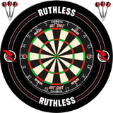Ruthless Hotshot Home Darts Centre – HDC – inkl. Dartscheibe, Surround und 2 Dart-Sets