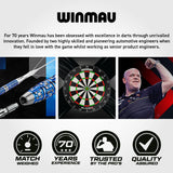 Winmau Blackout Darts - Stahlspitze - 90% Tungsten - Stil 2
