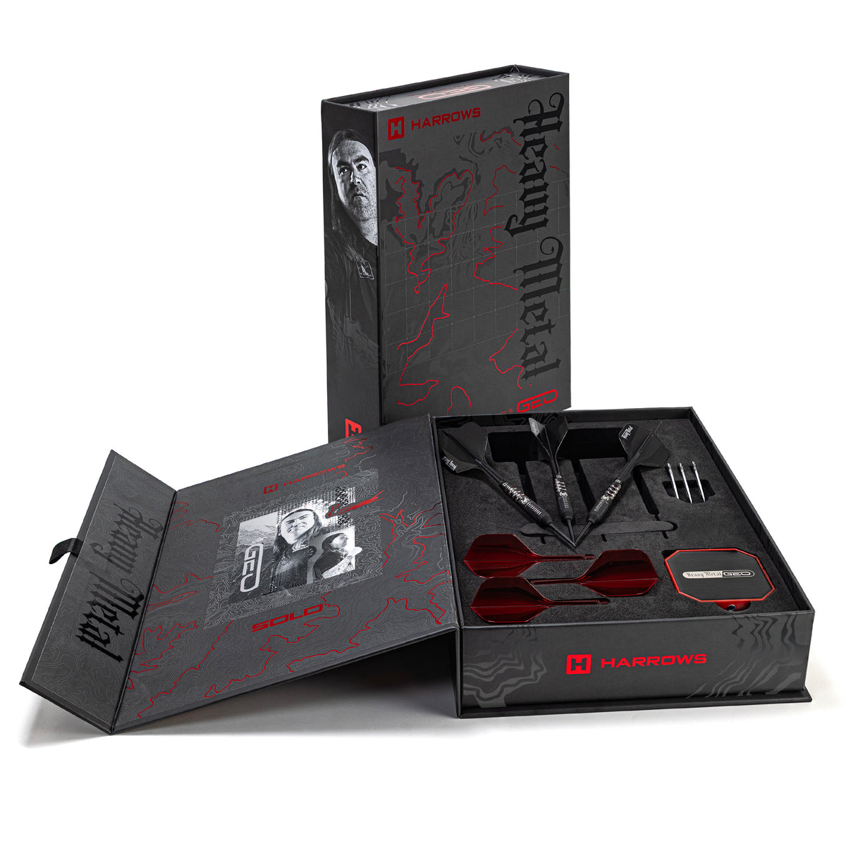 Harrows Ryan Searle Darts - Stahlspitze - 90% Tungsten - Geo