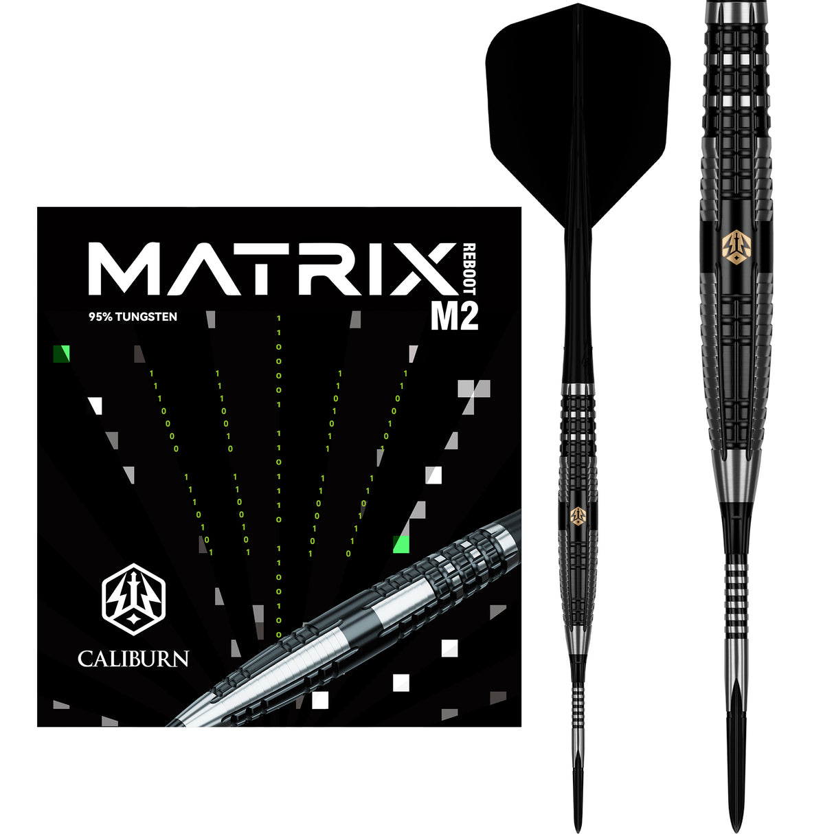Caliburn Matrix:Reboot Darts - Stahlspitze - 95% Tungsten - M2