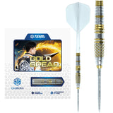 Caliburn Player Darts - Steel Tip - 90% Wolfram - Gold Spear
